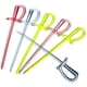 thumbnail image 1 of Palillos de espada de plástico de 3,35 pulgadas, palillos de dientes para alimentos, tenedor de frutas, palitos de cóctel, multicolor, 600 unidades Fason HMYH659, 1 of 6