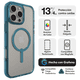 thumbnail image 2 of Funda Zagg Santa Cruz Snap para iPhone 16 Pro Max azul, 2 of 7