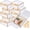 white, variant on 12Pack Small Gift Boxes with Lids, 4.5''x4.5''x2'' Small Boxes for Gifts with Ribbons, White Gift Boxes for Present, Birthday, Valentine's Day, Mother's Day, Holiday