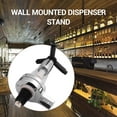 thumbnail image 4 of Distributeur de Boissons Optique 4 Bouteilles Support Mural pour Bar en Acier, 4 of 8