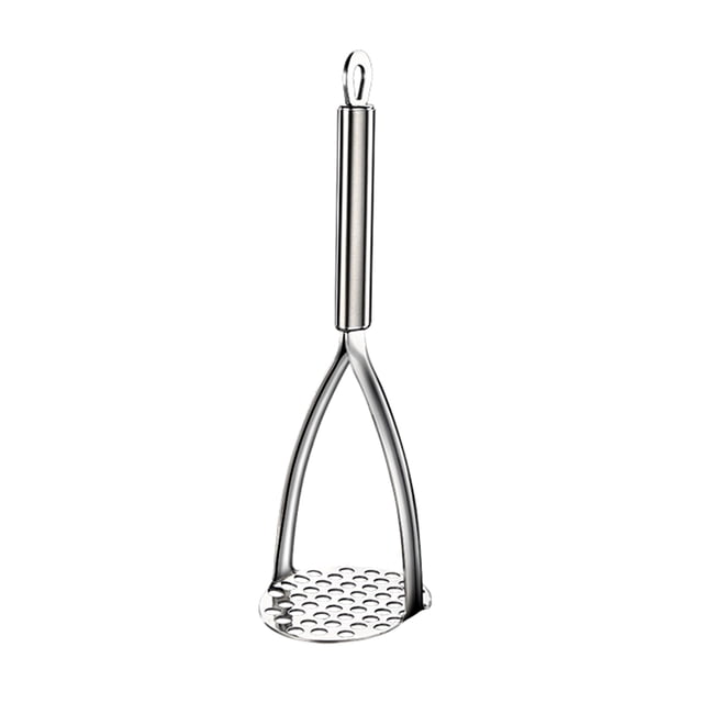 Trituradora manual de mano trituradora de alimentos y vegetales, herramienta de trituración de cocina para el hogar, mango de acero inoxidable Sweethay HA003979-02
