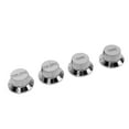 thumbnail image 1 of Guitar Control Knob, Strong Plastic Electric Bass Volume Control Knob Lightweight 4Pcs  For Maintenance Gold,Silver, 1 of 8