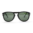 thumbnail image 5 of PO 714 95/58 54mm Shiny Black/Green Polarized Folding Sunglasses, 5 of 7