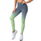 thumbnail image 3 of Gibobby Pantalones dama Pantalones deportivos para mujer Pantalones de yoga con degradado teñidos sin costuras Pantalones de yoga para mujer con caída recortada(Verde， S), 3 of 5