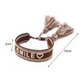 thumbnail image 5 of Women/Men Bracelet, Handmade Braided Tassel Wristband for Gifts 1Pc, 5 of 8