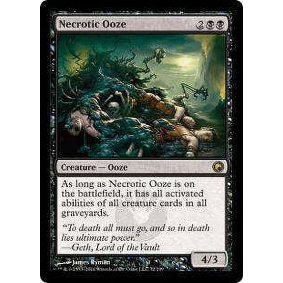 MtG Scars of Mirrodin Rare Necrotic Ooze #72