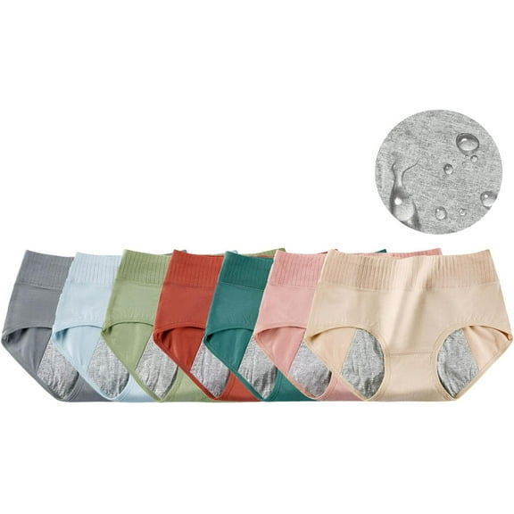 Panties for Women Over 60#s - Leakproof Underwear, Leak Proof Ladies Underwear 7Pcs
