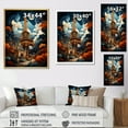 thumbnail image 4 of Designart "Surreal Elegance The Eiffel Tower I" Cityscapes Floater Framed Canvas Print, 4 of 7