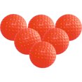 thumbnail image 1 of Phenofice 6Pack Colored Practice Golf Balls Red Indoor Practice for Sports Training, 1 of 4