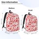 thumbnail image 2 of Disketp Gnome Merry Christmas print Canvas Backpack Lightweight Travel Daypack Student Rucksack Laptop Backpack-, 2 of 5