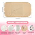 thumbnail image 3 of OUSITAID 3Pcs Waist Oil Pack Set Reusable  Oil Wrap Mess-Free Castoroil Pack Wrap with Adjustable Straps Comfortable Castoroil Pack Leak-proof  Oil Wrap for Waist Relaxing, 3 of 10