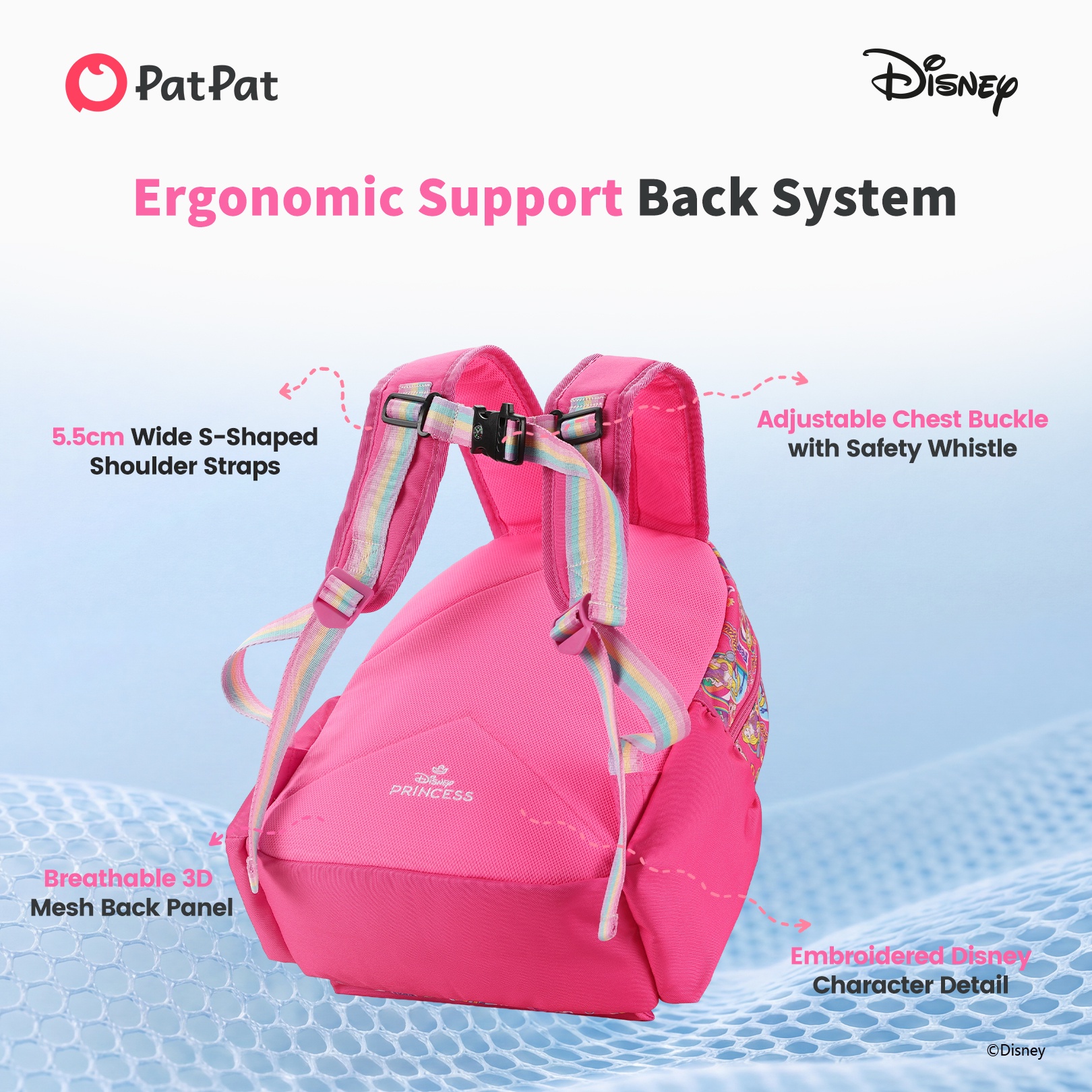 Mochila infantil de Rapunzel para niñas, regreso a clases, regalo 7