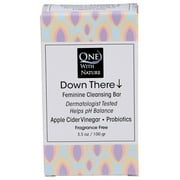 ONE WITH NATURE Fragrance Free Feminine Cleansing Bar, 3.5 OZ
