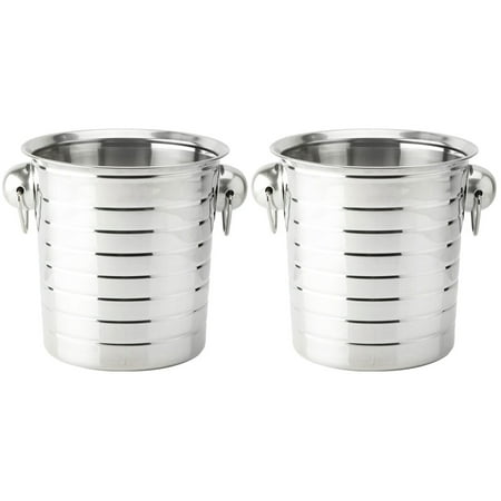 

TOYMYTOY Ice Bucket Champagnevintage Chiller Parties Buckets Bar Holder Restaurant Drinks Cooler Chilling Party Cocktail Metal