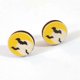 thumbnail image 4 of Halloween Coffin Moon Bat for Doll Wood Earrings Skull Candy Witch Hat Fashion Punk Ear Studs for Women Girls Accessorie, 4 of 5