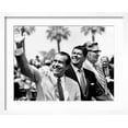 thumbnail image 2 of Art.com Pres Richard Nixon, Gov Ronald Reagan and Donald Johnson, Administrator of Veterans Affairs Photo, White Frame Wall Art, 21" x 17", 2 of 5