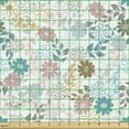 thumbnail image 2 of Ambesonne Floral Fabric by the Yard Upholstery, Pastel Daisies, 1 Yard, Multicolor, 2 of 5
