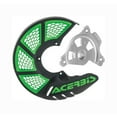thumbnail image 1 of Acerbis X-Brake Vented Front Disc Cover with Mounting Kit Black/Green Compatible With Gas Gas MC 125 2021, 1 of 1