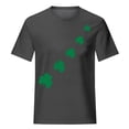 thumbnail image 3 of Bowake T-Shirt Trèfle de la Saint-Patrick pour Femmes Col Rond Imprimé Trèfle Tee Décontracté Manches Courtes Festival T-Shirts, 3 of 6