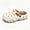 Off-White brown, variant on Unisex Garden Clogs, PVC Upper Foam Sole Winter Mule Slippers for Men Women Indoor Outdoor Daily Wear Footwear