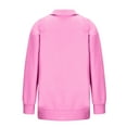 thumbnail image 5 of TAIAOJING Tops For Womens Oversized Half Zip Pullover Long Sleeve Sweatshirt Quarter Zip Hoodie Sweater Teen Girls Fall Blouse Clothes, 5 of 8