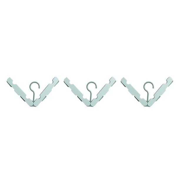 Yuarrent Colgador de ropa plegable Soporte para tendedero Organizador de apartamento Verde claro Type1 NO1