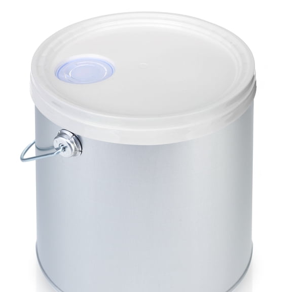 NIAIZEK 2-Pack White Plastic Bucket Lids with Pouring Spout, and Wear-Resistant Covers for 5-Gallon Buckets