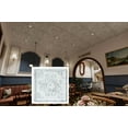 thumbnail image 5 of Faux Tin Painting ceiling tiles Panel 3D Stereo Wall Panels PL08 Distress crack white black 10Pcs/pack, 5 of 14