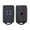 Black red, variant on Stainless Steel Snow Chain | 13.4 × 5.9 in X-Pattern Quick Strap | Emergency Anti-Skid for Cars & SUVs