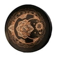 thumbnail image 3 of Golden Moon-Eyed Hand Drum: 2024 Artisanal Percussion Instrument with Lunar Design, Handcrafted for Festive Decor & Musical Performance – Elegant Gold Finish, Durable Craftsmanship, Versatile, 3 of 5