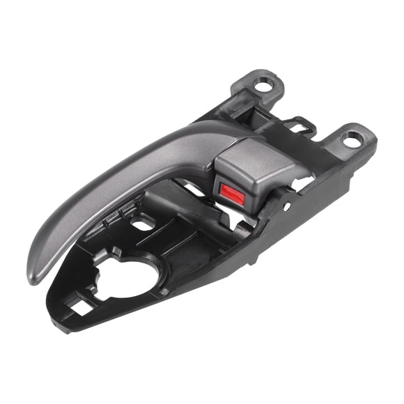 Unique Bargains Manija de puerta interior delantera izquierda trasera izquierda negro gris apto para Hyundai Elantra 2011-2016 No.826103X000RY