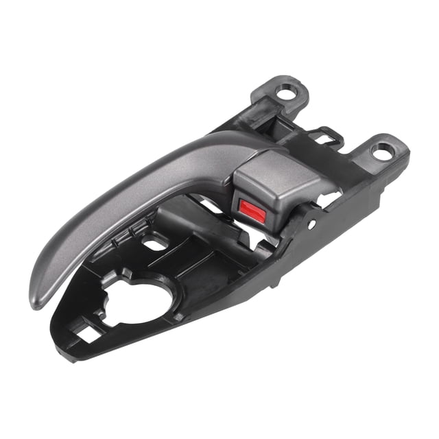 Unique Bargains Manija de puerta interior delantera izquierda trasera izquierda negro gris apto para Hyundai Elantra 2011-2016 No.826103X000RY