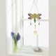 thumbnail image 3 of DIY atrapasueños pintura de diamante carillón de viento arte con cristal colgante hogar jardín colgante de pared, 3 of 5