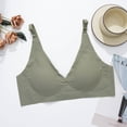 thumbnail image 2 of Sous-vêtements à Rayures Douces en Gelée Sans Marque pour Femmes Sans Anneau Bretelles Doubles Fixes Quatre Boucles Rassemblées pour Collecter par Pass Anti-Affaissement, 2 of 5