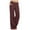Wine, variant on Simua Women's Casual Pull-on Pant with Elastic Waist High Waist Denim Wide Leg Palazzo Pants Jeans Trousers Pink,S