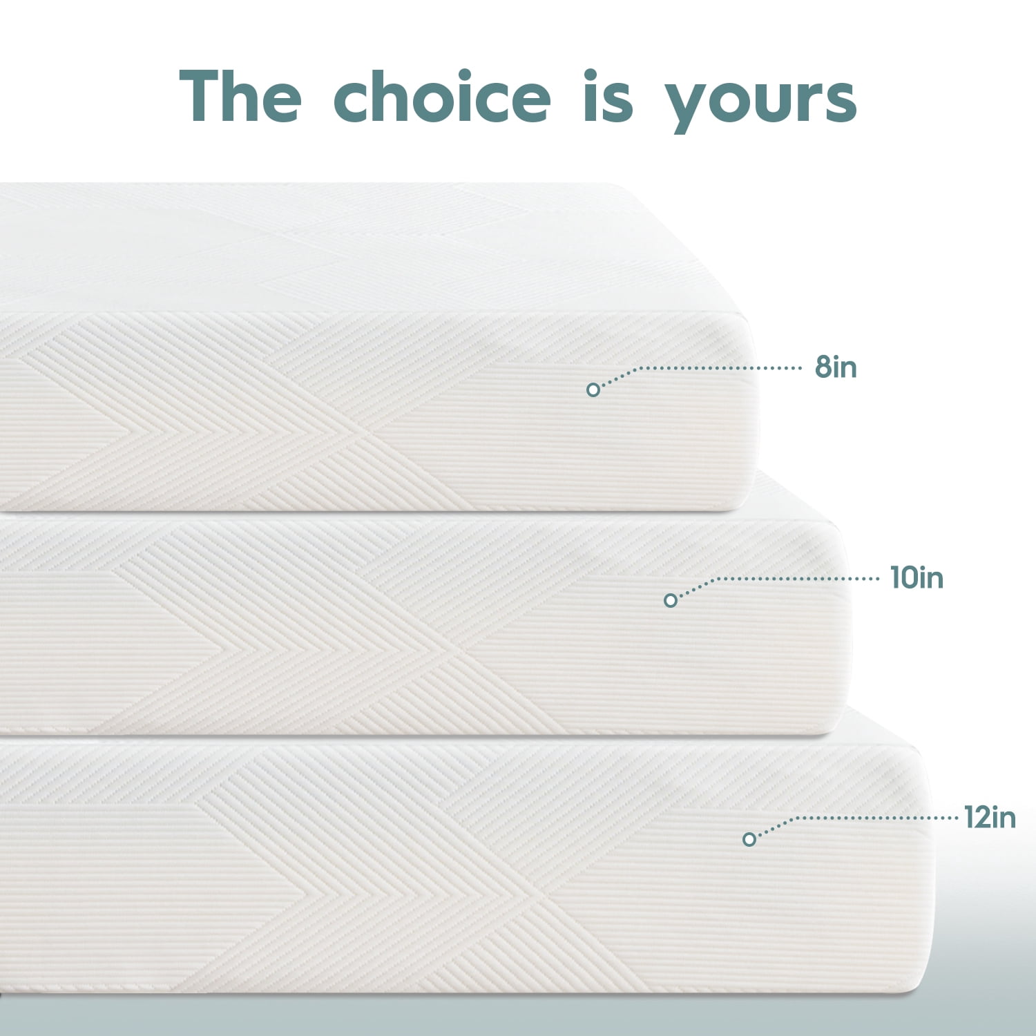 WARMKISS 10 Inch King Cooling Gel Memory Foam Mattress CertiPUR US Certified Fiberglass Free Pressure Relief Bed in a Box