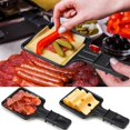 thumbnail image 1 of TidBay 1/4Pcs Mini Grill Pan for Raclettes Non-Stick Coated Grill Plate Square Triangle Shape Cheese Melting Accessories, 1 of 8