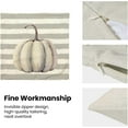 thumbnail image 6 of Fall Pillow Covers 20x20 Inch Set of 2,Grey Pumpkin Throw Pillows Case,Gray Stripes Autumn Outdoor Decorative Square Linen Farmhouse Harvest Decor Cushion Covers for Home Sofa Bed Couch, 6 of 6