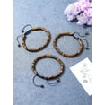 thumbnail image 5 of Healing Crystal Bracelet for Men Hematite Black Obsidian Tiger Eye Gemstone Beaded Bracelets Adjustable Protection Crystals Natural Stone Beads Bracelet for Men Women Anxiety Relief, 5 of 5