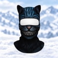 thumbnail image 2 of FUZHIQ Balaclava Ski Mask for Men Women 3D Animal Funny Print Head Cover Face Mask for Motorcycle Helmets,Dirt Bike Accessories Neck Gaiter,Bandanas, 2 of 7