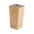thumbnail image 3 of Set Of 4 Wooden Oak Furniture Square Legs, 3 of 4