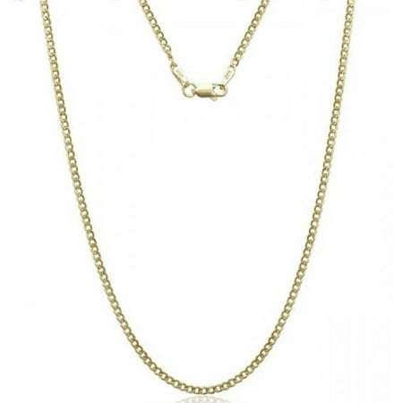 A 14kt Yellow Gold Cuban Chain Necklace, 24