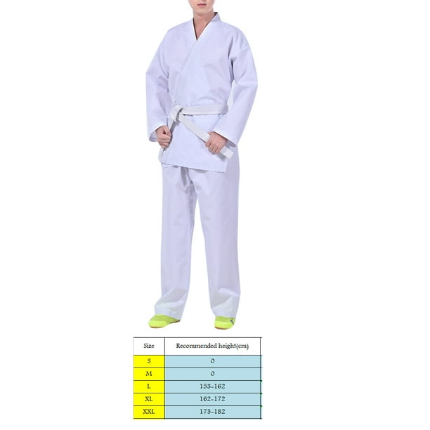 Women Men Karate Uniform Set Sports Fitness Karate Training Teaching  Practise Sportswear Clothes Pants Kit 