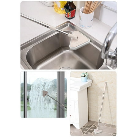 

Lmueinov Shower Brush For Clean Shower Brush Clean Bath Brush Long Handle 35-Inch Extended Wall Brush Clean Tile Bathroom Kitchen On Clearance