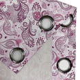 thumbnail image 5 of Ambesonne Purple Grommet Curtain, Romantic Birds Flowers, 50" x 54", Mauve Plum Pink, 5 of 6