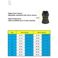 thumbnail image 5 of GustaveDesign Waist Trainer Corset Sauna Sweat Zipper Vest With Adjustable Waist Trimmer Shapewear Slimming Control Tummy "Size XXL", 5 of 7