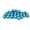Blue, variant on Northlight Shiny Shatterproof Christmas Ball Ornaments 3.25" (82mm) - Silver - 32ct