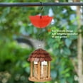 thumbnail image 3 of Large Capacity Translucent Hummingbird Feeder Guard With Red Umbrella Design, Sturdy And Durable, Suitable For Hummingbird And Oriole Feeders, 3 of 8