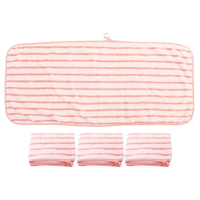 IDEANATEGRATE 4Ud Toallas Grandes Coral Fleece Rosa Toallas De Absorbentes Para Uso Familiar