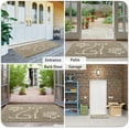 thumbnail image 5 of Lochas Bath Rugs Dog Chenille Shaggy Washable Non Slip Entry Rug Door Mat Bathroom Mat Absorbent Carpets,30"x48",Khaki with Print, 5 of 7